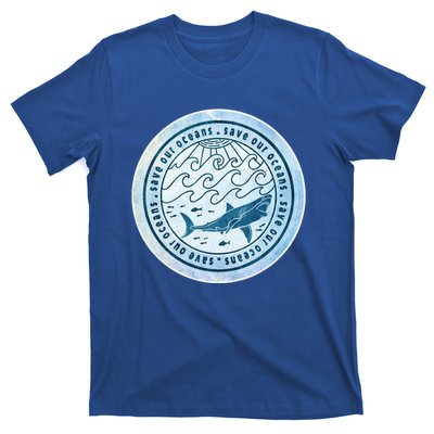 Save Our Oceans Conservation And Preservation Shark Love Gift T-Shirt