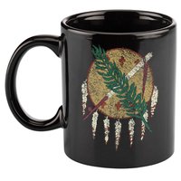STATE OF OKLAHOMA FLAG OSAGE NATION SHIELD 11oz C Handle Ceramic Mug
