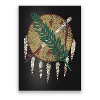 STATE OF OKLAHOMA FLAG OSAGE NATION SHIELD Poster