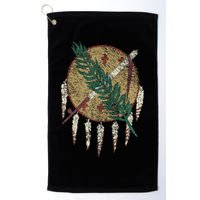 STATE OF OKLAHOMA FLAG OSAGE NATION SHIELD Golf Towel