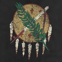STATE OF OKLAHOMA FLAG OSAGE NATION SHIELD Golf Towel