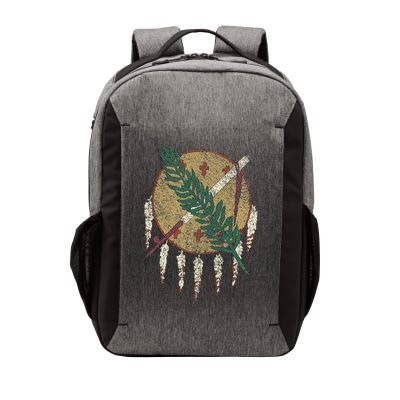 STATE OF OKLAHOMA FLAG OSAGE NATION SHIELD Vector Backpack