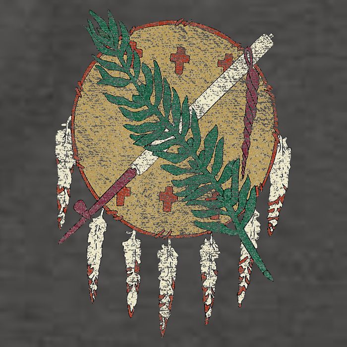 STATE OF OKLAHOMA FLAG OSAGE NATION SHIELD Vector Backpack