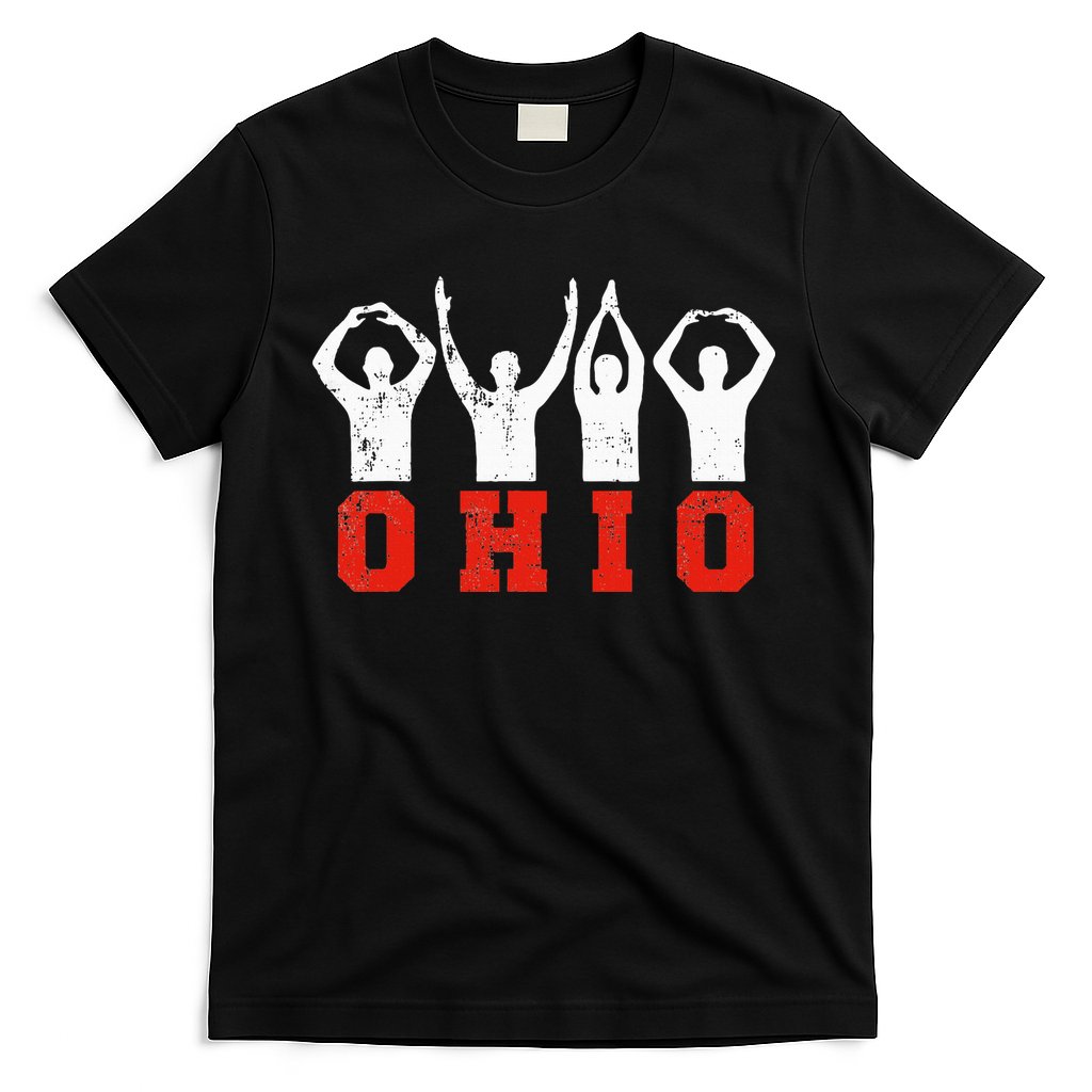 State Of Ohio Ohioan OH Trendy Distressed T-Shirt