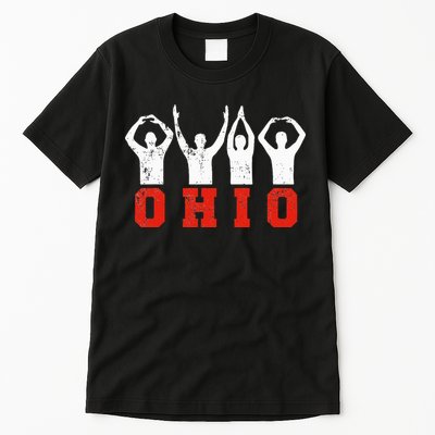 State Of Ohio Ohioan OH Trendy Distressed Tall T-Shirt