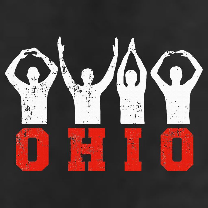 State Of Ohio Ohioan OH Trendy Distressed 11oz C Handle Ceramic Mug