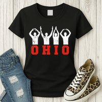 State Of Ohio Ohioan OH Trendy Distressed Womens T-Shirt