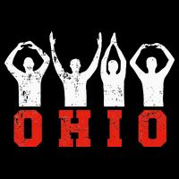 State Of Ohio Ohioan OH Trendy Distressed Womens T-Shirt