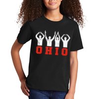 State Of Ohio Ohioan OH Trendy Distressed Kids T-Shirt