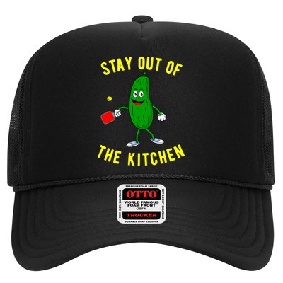 Stay Out Of The Kitchen Funny Pickleball Dink Graphic Gift Trucker Hat