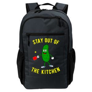 Stay Out Of The Kitchen Funny Pickleball Dink Graphic Gift Daily Commute Backpack