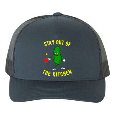 Stay Out Of The Kitchen Funny Pickleball Dink Graphic Gift Yupoong Adult 5-Panel Trucker Hat