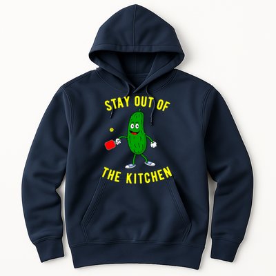 Stay Out Of The Kitchen Funny Pickleball Dink Graphic Gift Hoodie