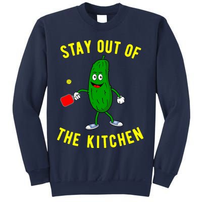 Stay Out Of The Kitchen Funny Pickleball Dink Graphic Gift Sweatshirt