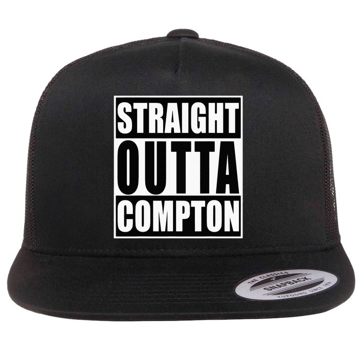 Straight Out Of Compton Funny Graphic Flat Bill Trucker Hat