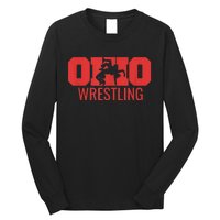 State Of Ohio Wrestling Freestyle Wrestler Gear Sports Long Sleeve Shirt