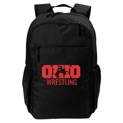 State Of Ohio Wrestling Freestyle Wrestler Gear Sports Daily Commute Backpack