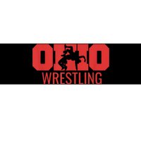 State Of Ohio Wrestling Freestyle Wrestler Gear Sports Bumper Sticker