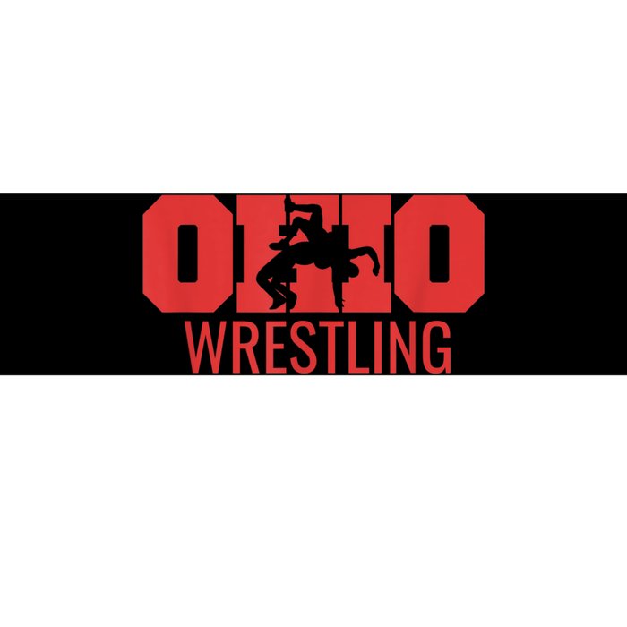 State Of Ohio Wrestling Freestyle Wrestler Gear Sports Bumper Sticker