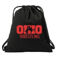 State Of Ohio Wrestling Freestyle Wrestler Gear Sports Drawstring Bag