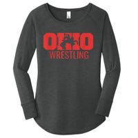 State Of Ohio Wrestling Freestyle Wrestler Gear Sports Women's Perfect Tri Tunic Long Sleeve Shirt