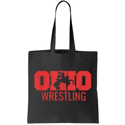 State Of Ohio Wrestling Freestyle Wrestler Gear Sports Tote Bag