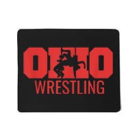 State Of Ohio Wrestling Freestyle Wrestler Gear Sports Mousepad