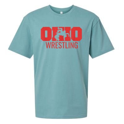 State Of Ohio Wrestling Freestyle Wrestler Gear Sports Sueded Cloud Jersey T-Shirt