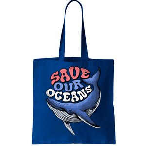 Save Our Oceans Conservation Save The Ocean Blue Whale Gift Tote Bag