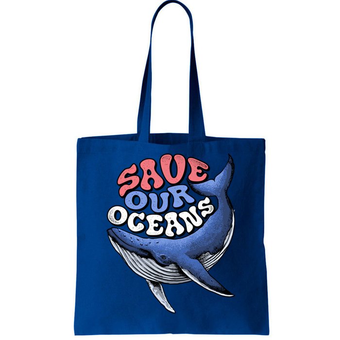 Save Our Oceans Conservation Save The Ocean Blue Whale Gift Tote Bag