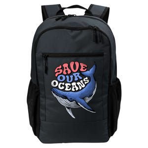 Save Our Oceans Conservation Save The Ocean Blue Whale Gift Daily Commute Backpack