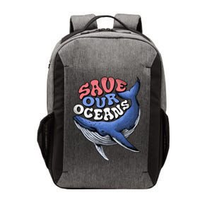 Save Our Oceans Conservation Save The Ocean Blue Whale Gift Vector Backpack