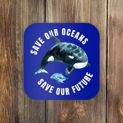 Save Our Oceans Dolphin Dolphin Pro Environt Nature Earth Gift Coaster