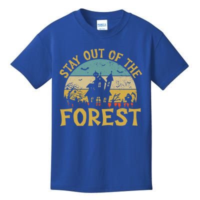 Stay Out Of The Forest Horror Movie Gift Kids T-Shirt