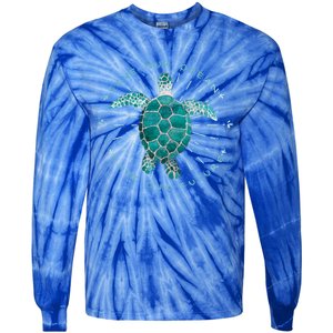 Save Our Oceans Save Our Future Climate Change Gift Tie-Dye Long Sleeve Shirt