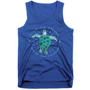 Save Our Oceans Save Our Future Climate Change Gift Tank Top