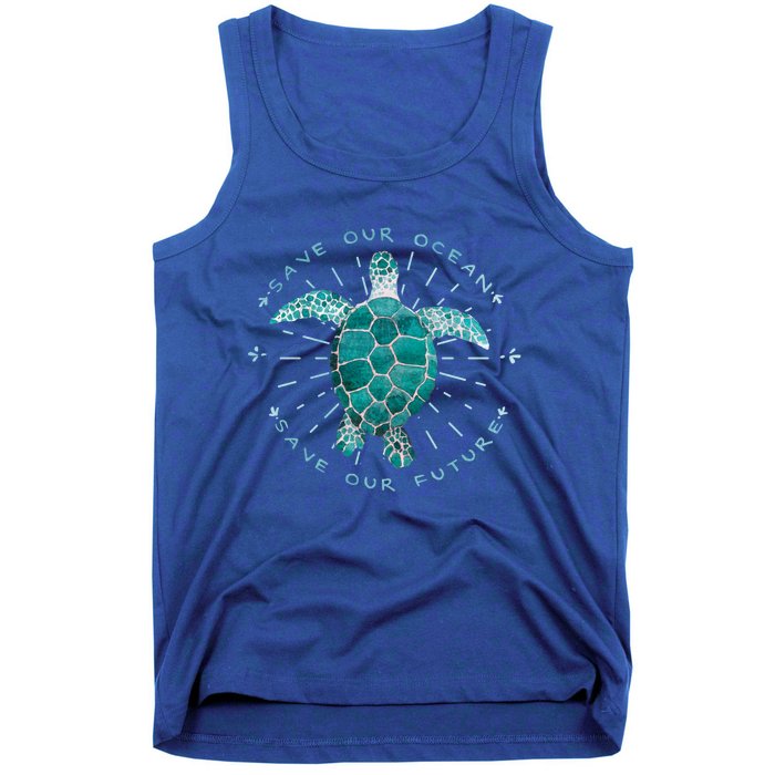 Save Our Oceans Save Our Future Climate Change Gift Tank Top