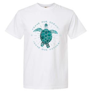 Save Our Oceans Save Our Future Climate Change Gift Garment-Dyed Heavyweight T-Shirt