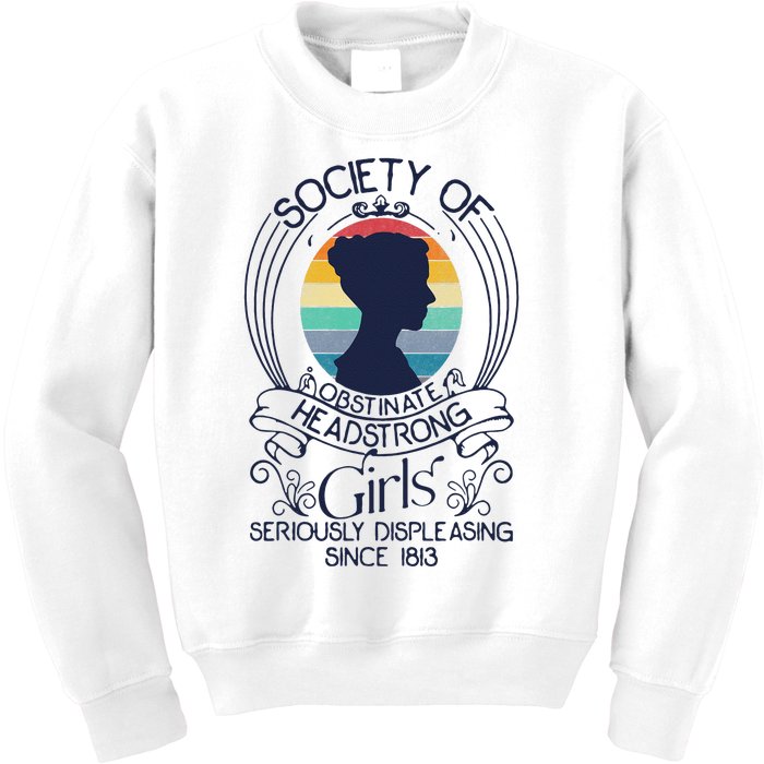 Society Of Obstinate Headstrong Seriously Displeasing Kids Sweatshirt