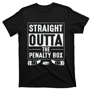 Straight Out Of Penalty Box Ice Hockey Lovers T-Shirt