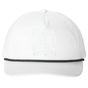 Straight Out Of Penalty Box Ice Hockey Lovers Snapback Five-Panel Rope Hat