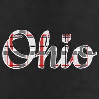 State Of Ohio Ohioan Pride Trendy Plaid Script Texgift Cool Comfort Performance Bucket Hat