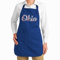 State Of Ohio Ohioan Pride Trendy Plaid Script Texgift Apron