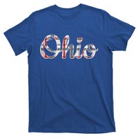 State Of Ohio Ohioan Pride Trendy Plaid Script Texgift T-Shirt