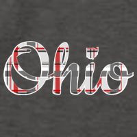 State Of Ohio Ohioan Pride Trendy Plaid Script Texgift Vector Backpack