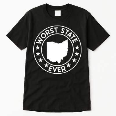 State Of Ohio Home State Lover Worst State Ever Tall T-Shirt
