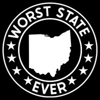 State Of Ohio Home State Lover Worst State Ever Sustainable Bucket Hat