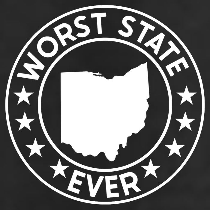 State Of Ohio Home State Lover Worst State Ever Adult Drive Performance Visor