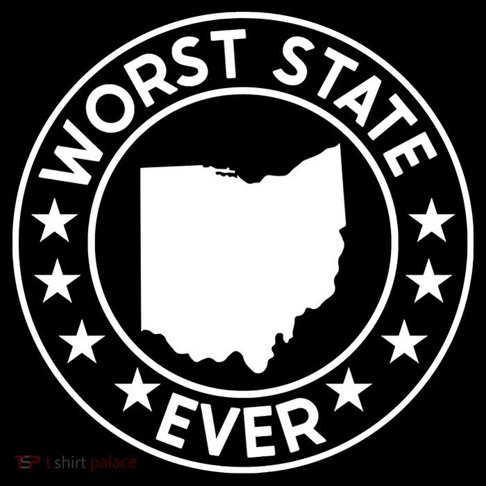 State Of Ohio Home State Lover Worst State Ever Baby Bodysuit