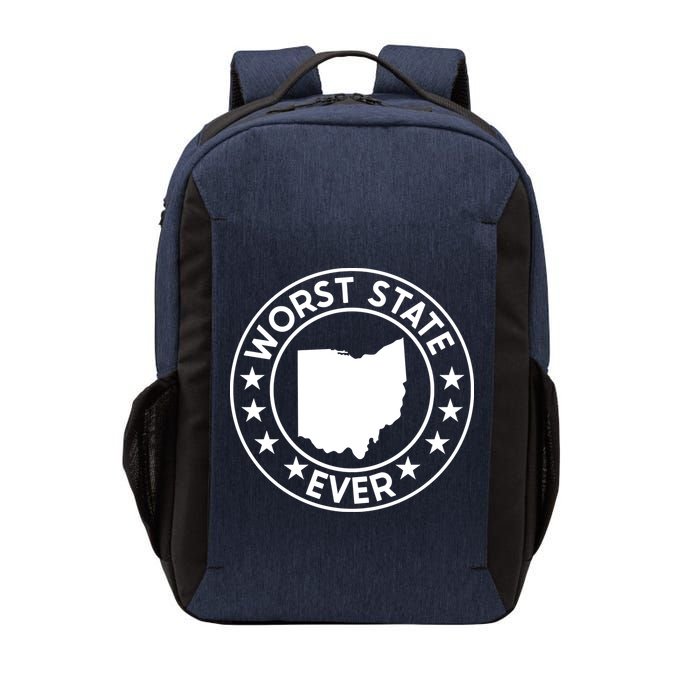 State Of Ohio Home State Lover Worst State Ever Vector Backpack